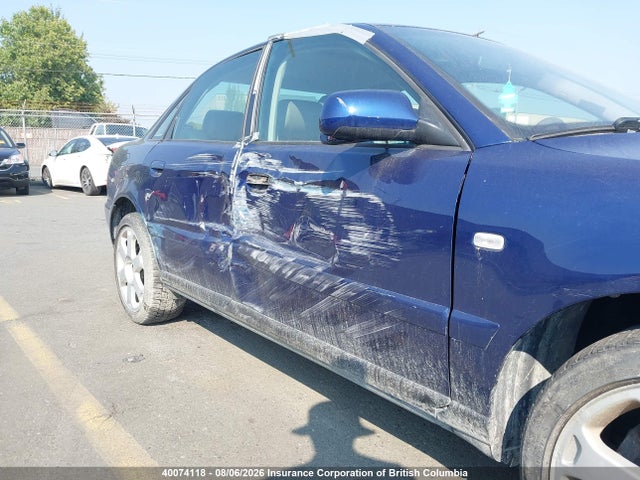 40074118 :رقم المزاد ، WAUDC68D01A083196 vin ، 2001 Audi A4 مزاد بيع