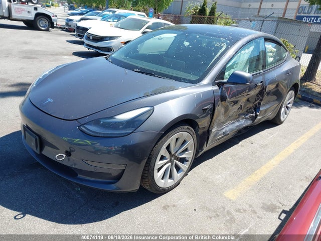 Tesla MODEL 3 2022 5YJ3E1EB8NF295193 Image 2