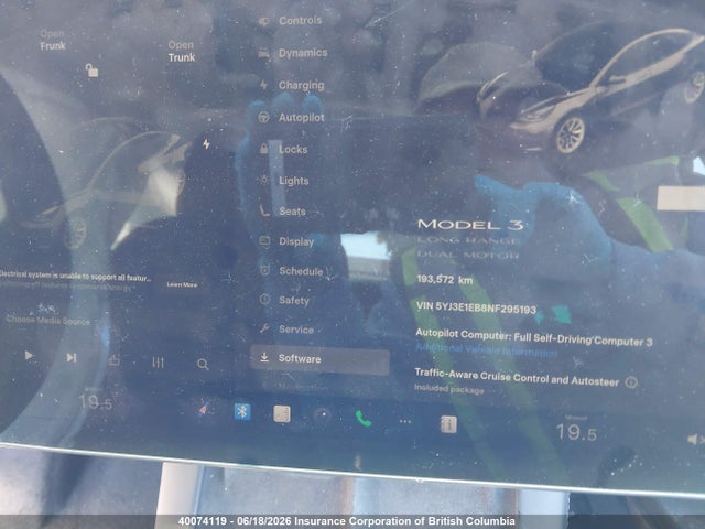 Tesla MODEL 3 2022 5YJ3E1EB8NF295193 Image 7