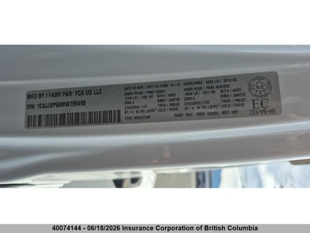 Aukcja sprzedaży 2021 Jeep Wrangler 4xe Unlimited Sahara, vin: 1C4JJXP68MW799498, numer aukcji: 40074144
