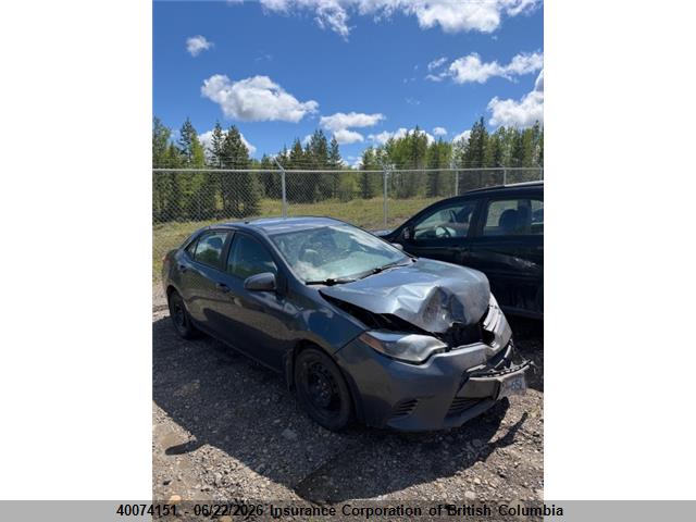 40074151 :رقم المزاد ، 2T1BURHE5GC620277 vin ، 2016 Toyota Corolla L/le/le Pls/prm/s/s Pls مزاد بيع