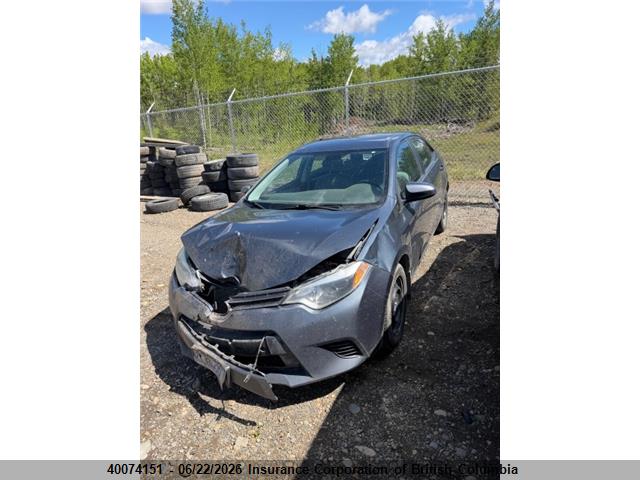 40074151 :رقم المزاد ، 2T1BURHE5GC620277 vin ، 2016 Toyota Corolla L/le/le Pls/prm/s/s Pls مزاد بيع