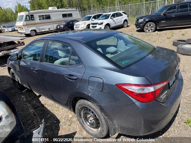 40074151 :رقم المزاد ، 2T1BURHE5GC620277 vin ، 2016 Toyota Corolla L/le/le Pls/prm/s/s Pls مزاد بيع