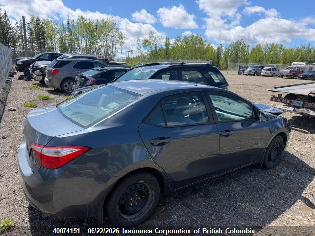 40074151 :رقم المزاد ، 2T1BURHE5GC620277 vin ، 2016 Toyota Corolla L/le/le Pls/prm/s/s Pls مزاد بيع