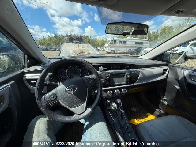 40074151 :رقم المزاد ، 2T1BURHE5GC620277 vin ، 2016 Toyota Corolla L/le/le Pls/prm/s/s Pls مزاد بيع