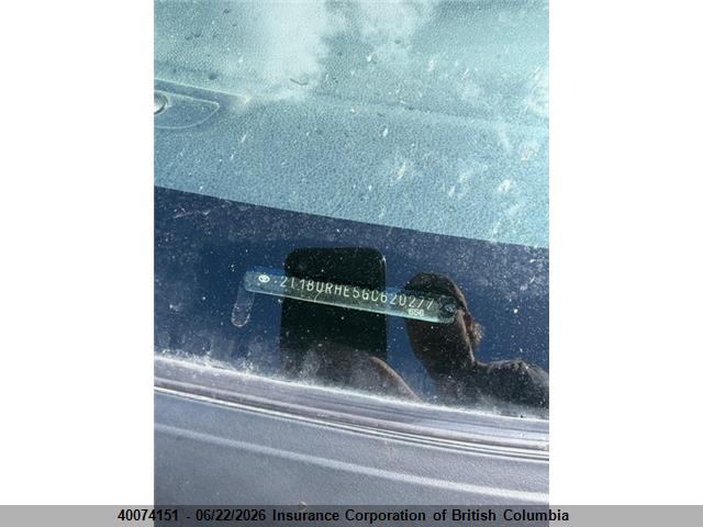 40074151 :رقم المزاد ، 2T1BURHE5GC620277 vin ، 2016 Toyota Corolla L/le/le Pls/prm/s/s Pls مزاد بيع