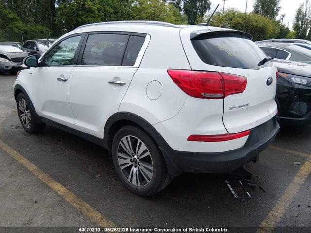 40070210 :رقم المزاد ، KNDPCCAC5E7629851 vin ، 2014 Kia Sportage Ex مزاد بيع