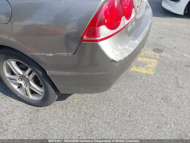 40074161 :رقم المزاد ، 2HHFD56786H200576 vin ، 2006 Acura Csx مزاد بيع