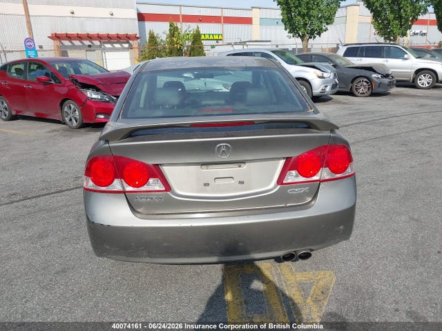 40074161 :رقم المزاد ، 2HHFD56786H200576 vin ، 2006 Acura Csx مزاد بيع