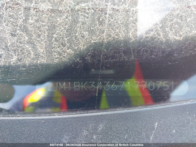 40074166 :رقم المزاد ، JM1BK343671770751 vin ، 2007 Mazda 3 Hatchback مزاد بيع