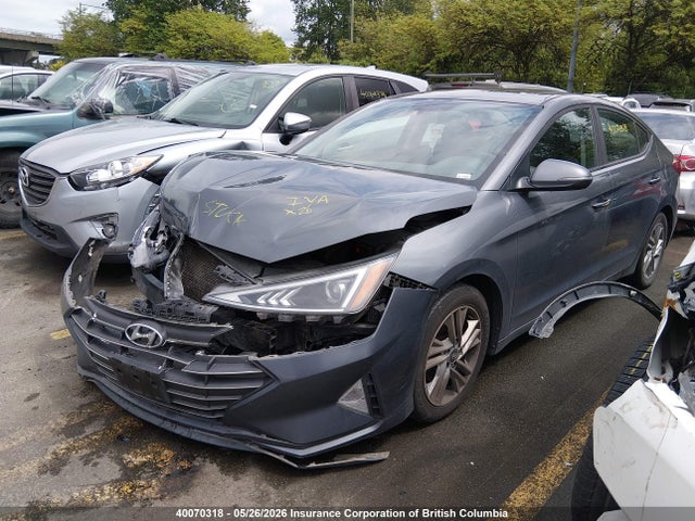 2019 Hyundai Elantra Sel/value/limited მანქანა იყიდება აუქციონზე, vin: KMHD84LF6KU748261, აუქციონის ნომერი: 40070318