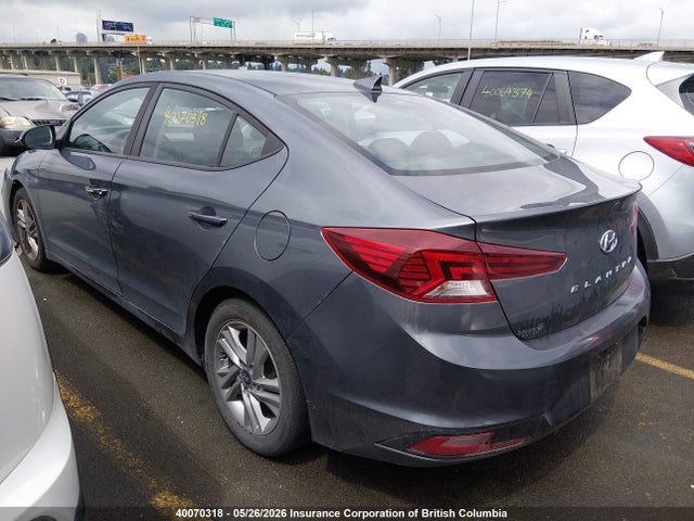 2019 Hyundai Elantra Sel/value/limited მანქანა იყიდება აუქციონზე, vin: KMHD84LF6KU748261, აუქციონის ნომერი: 40070318