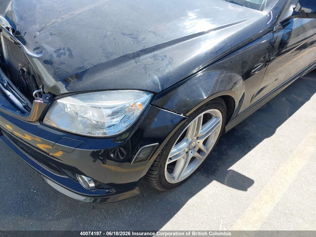 40074197 :رقم المزاد ، WDDGF87X29F353970 vin ، 2009 Mercedes-benz C 350 4matic مزاد بيع