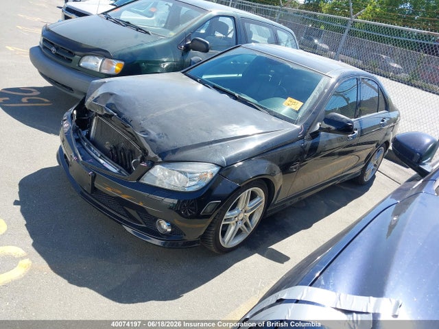 40074197 :رقم المزاد ، WDDGF87X29F353970 vin ، 2009 Mercedes-benz C 350 4matic مزاد بيع