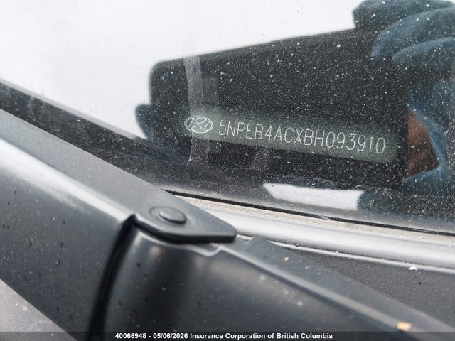 2011 Hyundai Sonata Gls მანქანა იყიდება აუქციონზე, vin: 5NPEB4ACXBH093910, აუქციონის ნომერი: 40066948