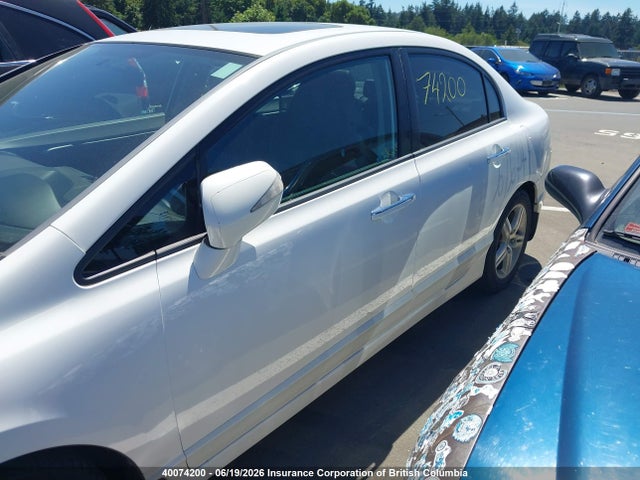 40074200 :رقم المزاد ، 2HHFD55748H201955 vin ، 2008 Acura Csx مزاد بيع