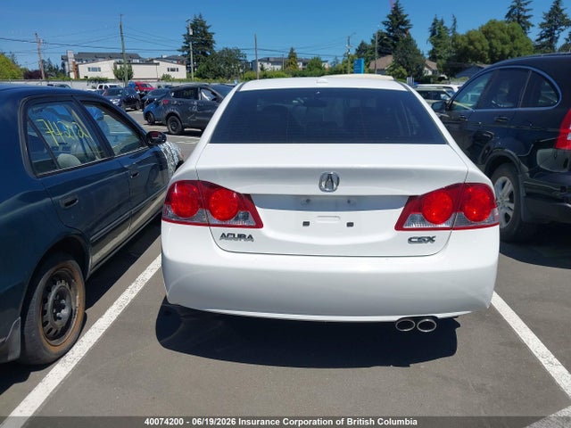 40074200 :رقم المزاد ، 2HHFD55748H201955 vin ، 2008 Acura Csx مزاد بيع