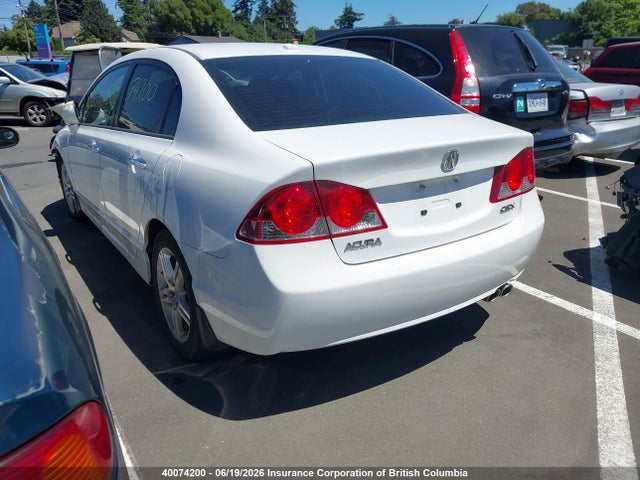 40074200 :رقم المزاد ، 2HHFD55748H201955 vin ، 2008 Acura Csx مزاد بيع