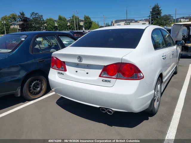 40074200 :رقم المزاد ، 2HHFD55748H201955 vin ، 2008 Acura Csx مزاد بيع