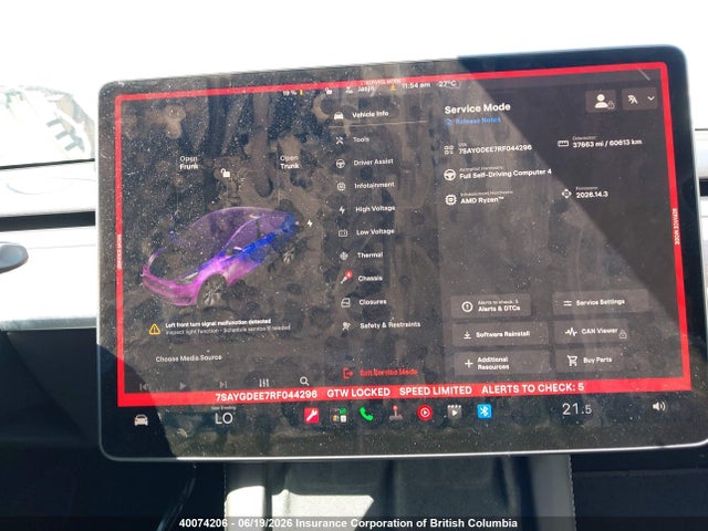 Tesla Model Y 2024 7SAYGDEE7RF044296 Image 7