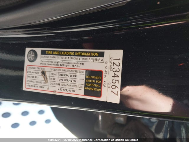 40074221 :رقم المزاد ، 4JGBF86E28A379559 vin ، 2008 Mercedes-benz Gl 550 4matic مزاد بيع