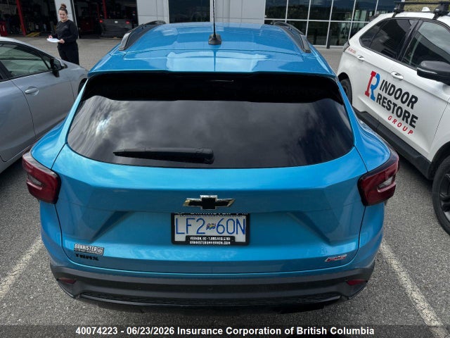 40074223 :رقم المزاد ، KL77LJE26SC038787 vin ، 2025 Chevrolet Trax مزاد بيع