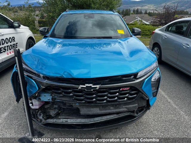 40074223 :رقم المزاد ، KL77LJE26SC038787 vin ، 2025 Chevrolet Trax مزاد بيع