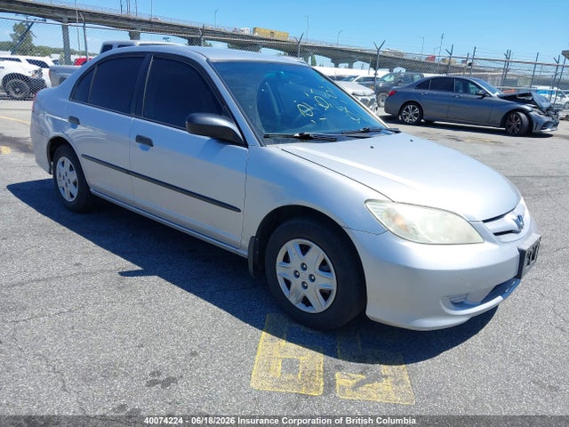 Продаж на аукціоні авто 2005 Honda Civic, vin: 2HGES16165H021249, номер лоту: 40074224