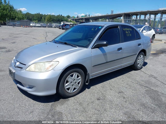 Продаж на аукціоні авто 2005 Honda Civic, vin: 2HGES16165H021249, номер лоту: 40074224