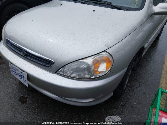 2002 Kia Rio მანქანა იყიდება აუქციონზე, vin: KNADC123X26088526, აუქციონის ნომერი: 40068954