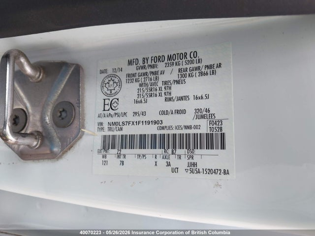 Ford Transit Connect Xlt 2015 NM0LS7FX1F1191903 Image 19