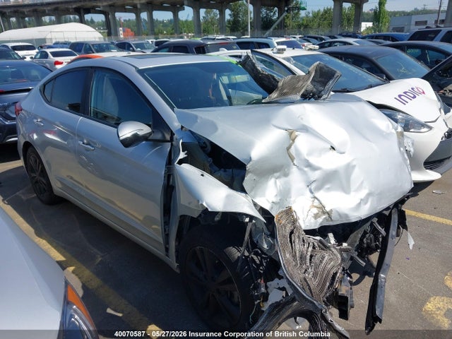 Продаж на аукціоні авто 2018 Hyundai Elantra Sel/value/limited, vin: KMHD84LF8JU642201, номер лоту: 40070587