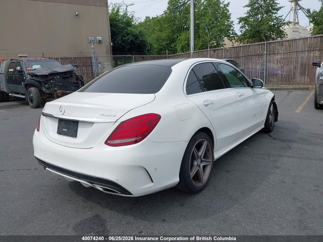 Продажа на аукционе авто 2017 Mercedes-benz C 300 4matic, vin: 55SWF4KB5HU192302, номер лота: 40074240