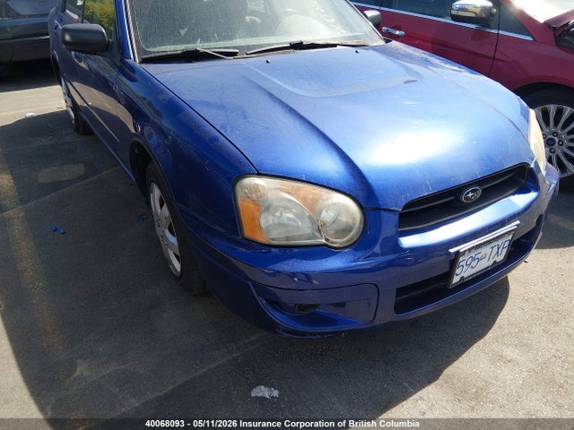 Продаж на аукціоні авто 2004 Subaru Impreza Ts, vin: JF1GG65544H800606, номер лоту: 40068093