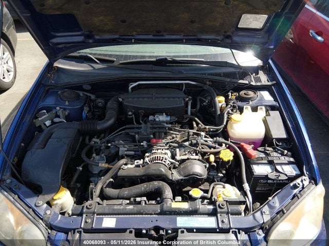 40068093 :رقم المزاد ، JF1GG65544H800606 vin ، 2004 Subaru Impreza Ts مزاد بيع