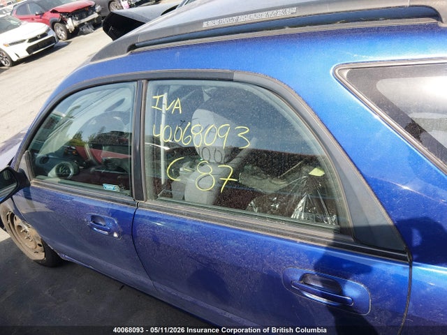 40068093 :رقم المزاد ، JF1GG65544H800606 vin ، 2004 Subaru Impreza Ts مزاد بيع