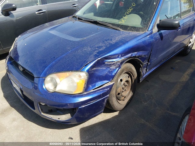 40068093 :رقم المزاد ، JF1GG65544H800606 vin ، 2004 Subaru Impreza Ts مزاد بيع