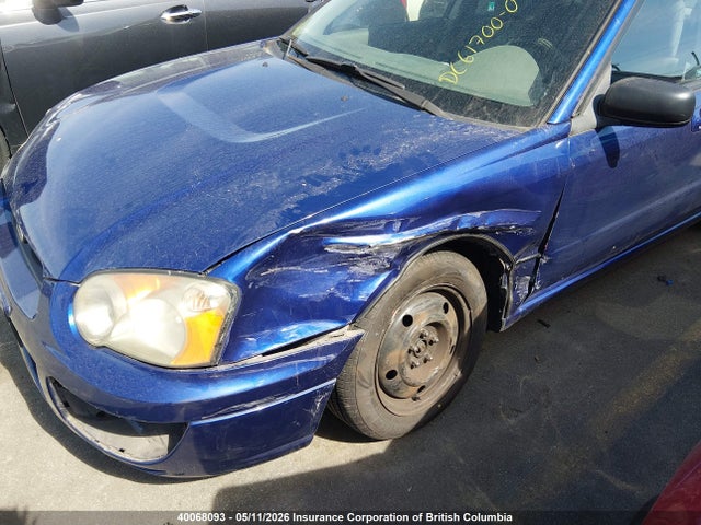 40068093 :رقم المزاد ، JF1GG65544H800606 vin ، 2004 Subaru Impreza Ts مزاد بيع