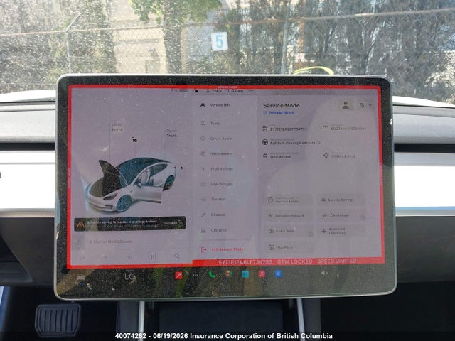 Tesla MODEL 3 2020 5YJ3E1EA8LF734753 Image 7