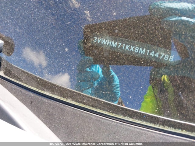 40073373 :رقم المزاد ، 3VWHM71KX8M144788 vin ، 2008 Volkswagen Jetta S مزاد بيع