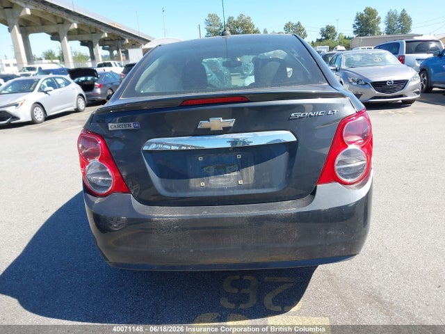 2015 Chevrolet Sonic Lt მანქანა იყიდება აუქციონზე, vin: 1G1JC5SHXF4207324, აუქციონის ნომერი: 40071148