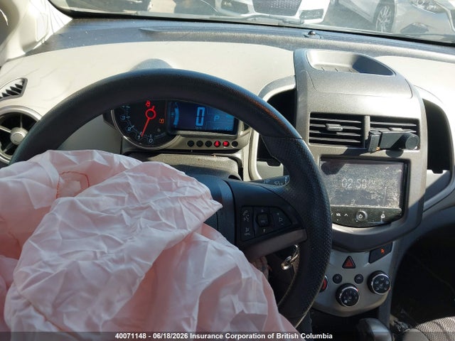 2015 Chevrolet Sonic Lt მანქანა იყიდება აუქციონზე, vin: 1G1JC5SHXF4207324, აუქციონის ნომერი: 40071148
