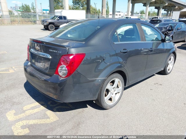 2015 Chevrolet Sonic Lt მანქანა იყიდება აუქციონზე, vin: 1G1JC5SHXF4207324, აუქციონის ნომერი: 40071148