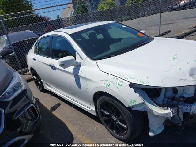 Продаж на аукціоні авто 2017 Honda Accord Sport, vin: 1HGCR2F69HA805268, номер лоту: 40074294