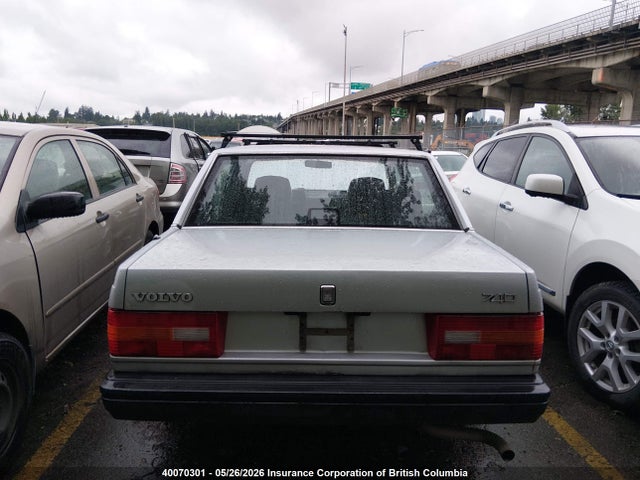 40070301 :رقم المزاد ، YV1FX8843L3447267 vin ، 1990 Volvo 740 Gl مزاد بيع