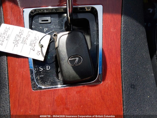40066759 :رقم المزاد ، JTHBJ46G892339686 vin ، 2009 Lexus Es 350 350 مزاد بيع