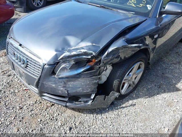 2006 Audi A4 2.0t Avant Quattro მანქანა იყიდება აუქციონზე, vin: WAUKF78E06A063504, აუქციონის ნომერი: 40061526