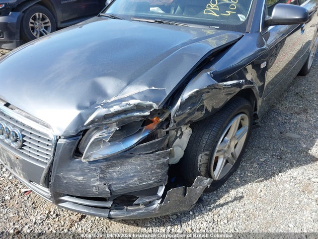 2006 Audi A4 2.0t Avant Quattro მანქანა იყიდება აუქციონზე, vin: WAUKF78E06A063504, აუქციონის ნომერი: 40061526