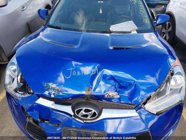 2013 Hyundai Veloster მანქანა იყიდება აუქციონზე, vin: KMHTC6AD3DU128333, აუქციონის ნომერი: 40073635