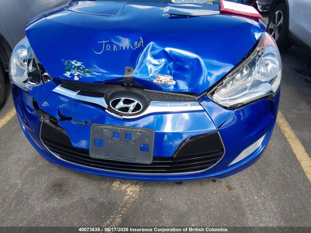 2013 Hyundai Veloster მანქანა იყიდება აუქციონზე, vin: KMHTC6AD3DU128333, აუქციონის ნომერი: 40073635